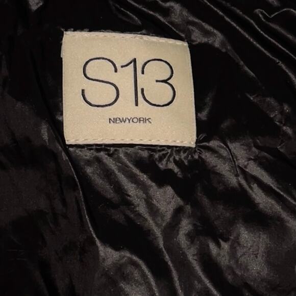 S13 New York Camo Faux Fur Hooded Down Puffer Vest Women’s Medium - Picture 3 of 9